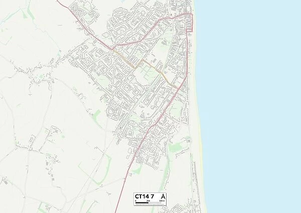 Kent CT14 7 Map