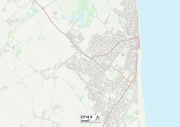 Kent CT14 9 Map