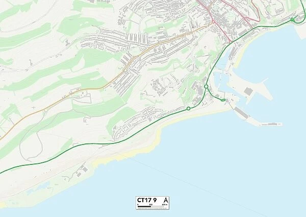 Kent CT17 9 Map