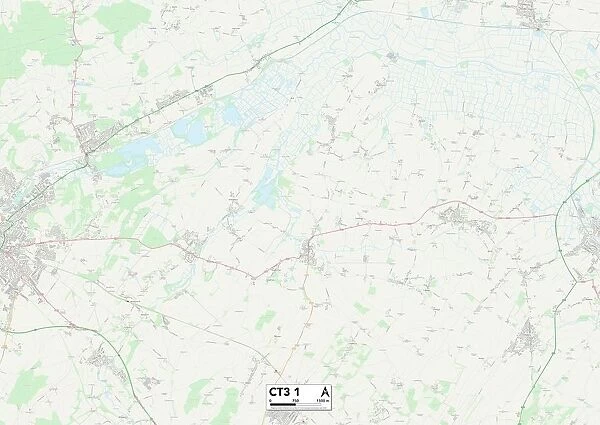 Kent CT3 1 Map
