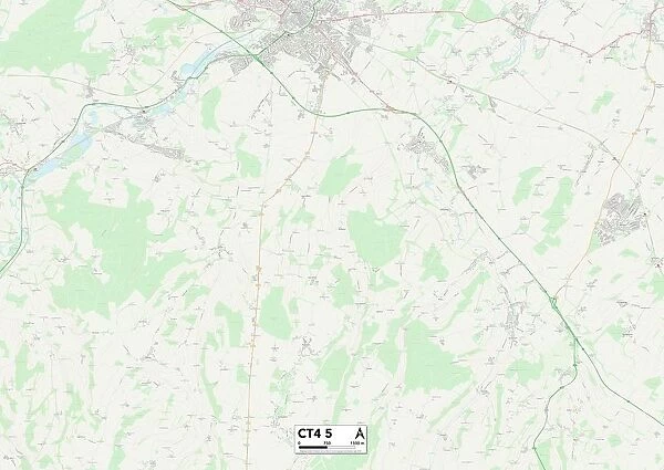 Kent CT4 5 Map