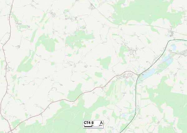 Kent CT4 8 Map