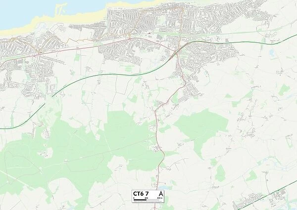 Kent CT6 7 Map