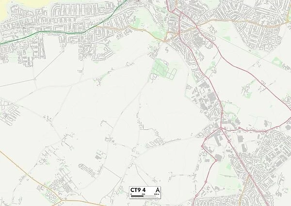 Kent CT9 4 Map