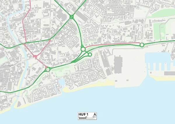 Kingston upon Hull HU9 1 Map