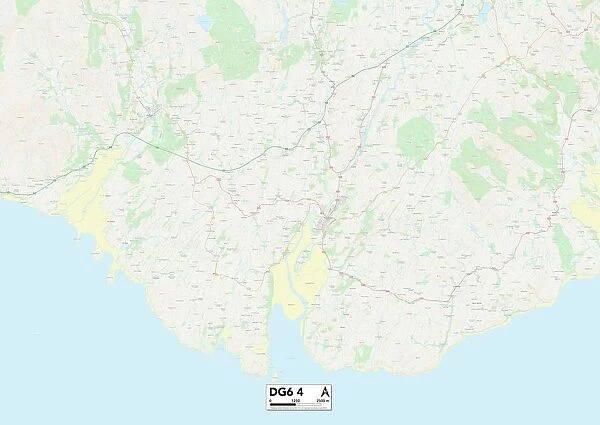 Kirkcudbrightshire DG6 4 Map