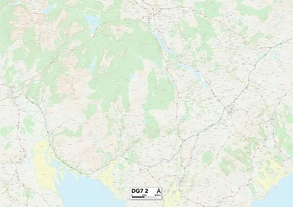 Kirkcudbrightshire DG7 2 Map