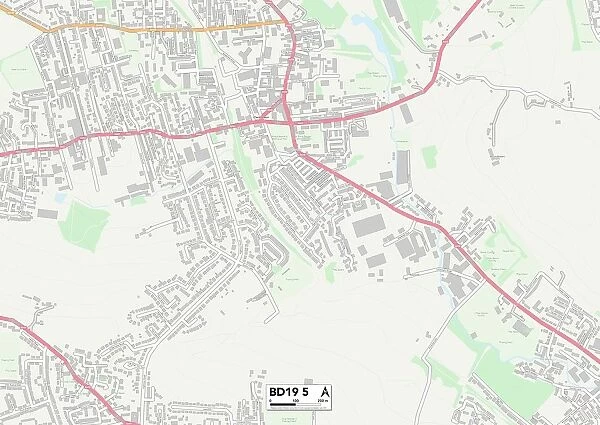 Kirklees BD19 5 Map