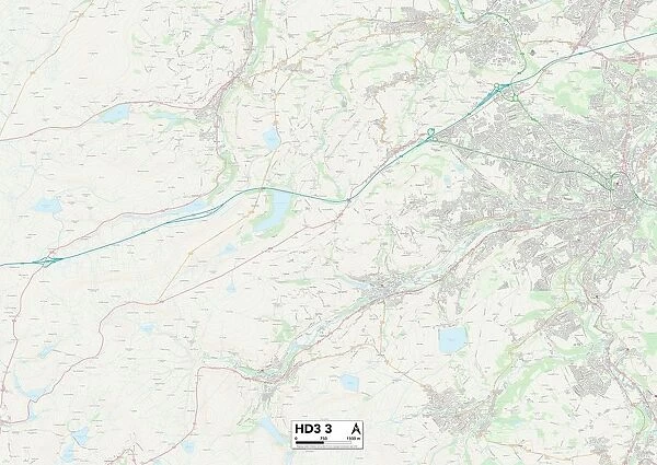 Kirklees HD3 3 Map