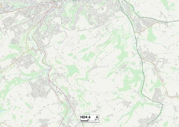 Kirklees HD4 6 Map