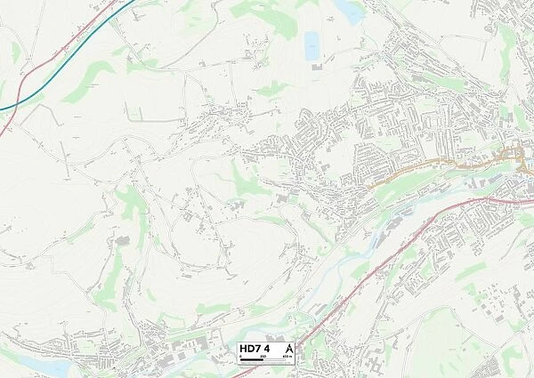 Kirklees HD7 4 Map