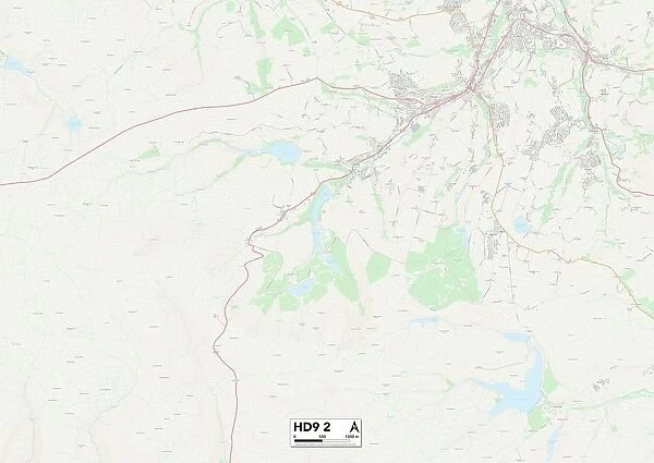 Kirklees HD9 2 Map