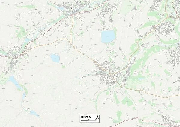 Kirklees HD9 5 Map
