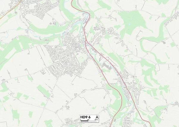Kirklees HD9 6 Map