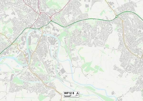 Kirklees WF12 8 Map