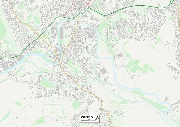 Kirklees WF12 9 Map