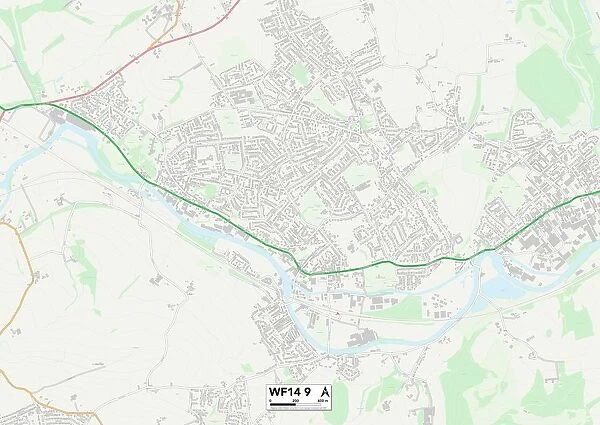 Kirklees WF14 9 Map