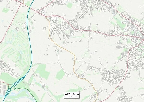 Kirklees WF15 8 Map