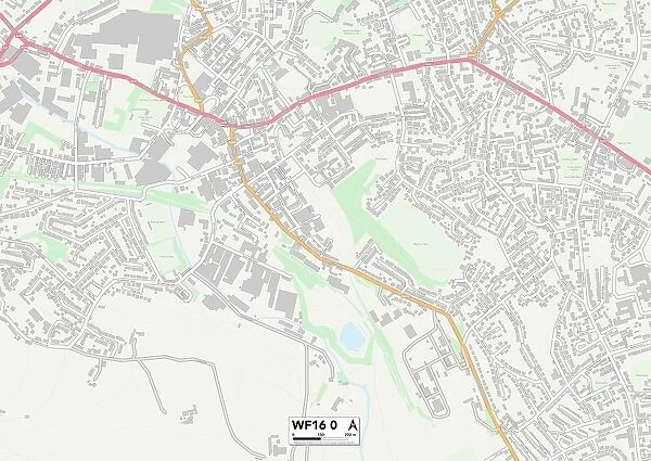 Kirklees WF16 0 Map
