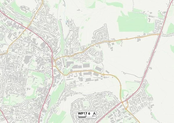 Kirklees WF17 6 Map