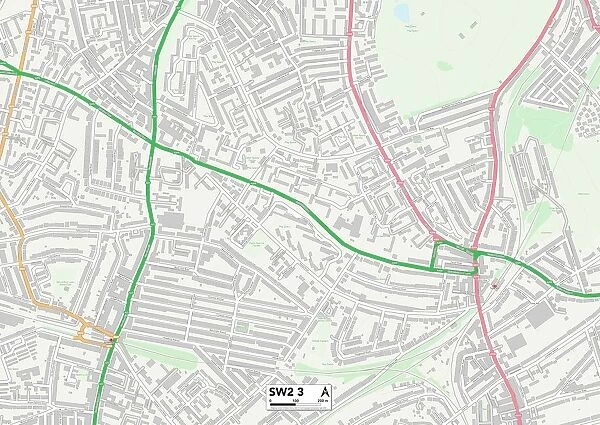Lambeth SW2 3 Map