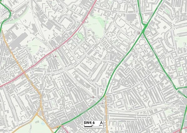 Lambeth SW4 6 Map