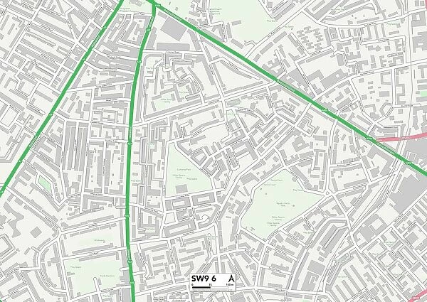 Lambeth SW9 6 Map