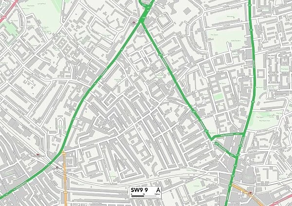 Lambeth SW9 9 Map
