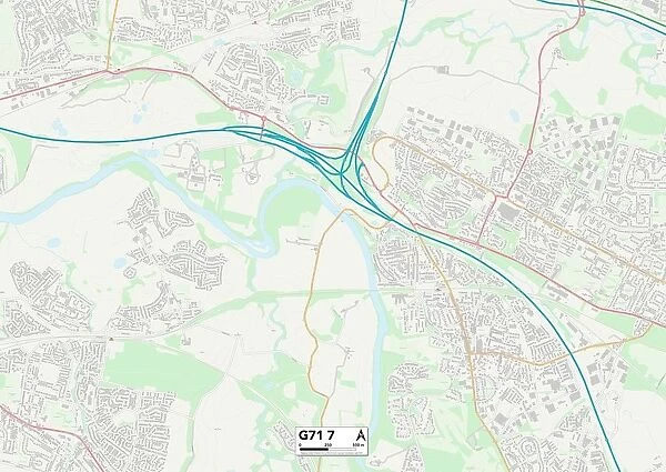Lanarkshire G71 7 Map