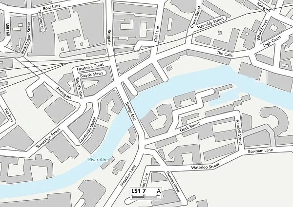 Leeds LS1 7 Map