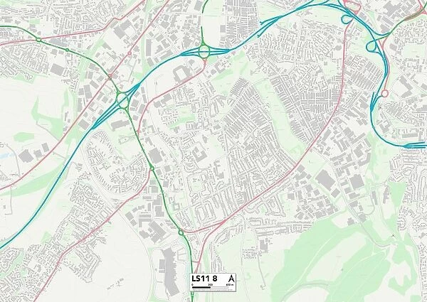 Leeds LS11 8 Map