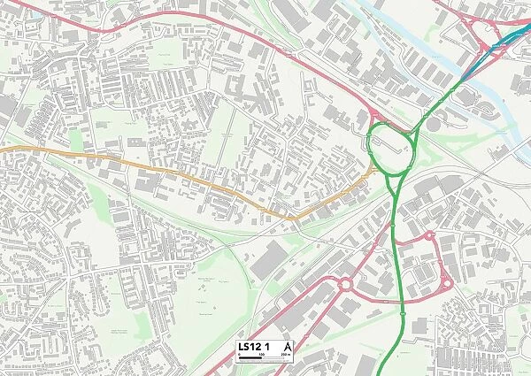 Leeds LS12 1 Map