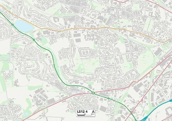 Leeds LS12 4 Map