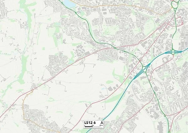 Leeds LS12 6 Map