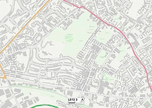 Leeds LS13 3 Map