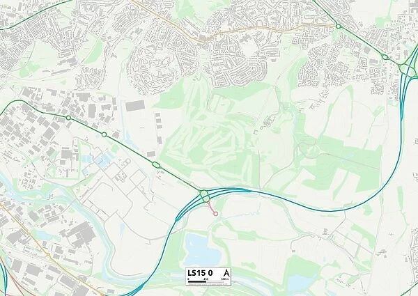 Leeds LS15 0 Map
