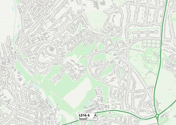 Leeds LS16 6 Map
