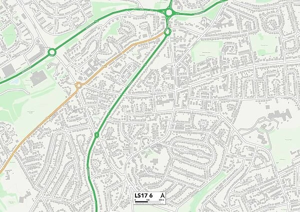 Leeds LS17 6 Map