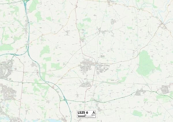 Leeds LS25 6 Map