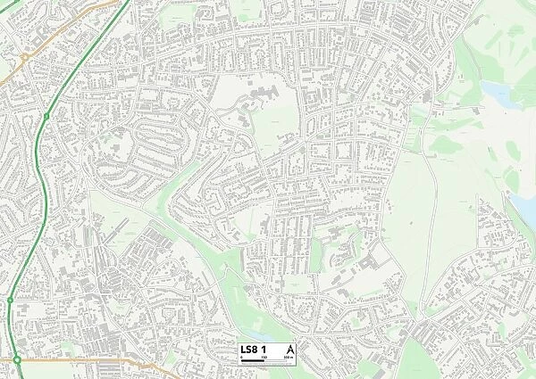 Leeds LS8 1 Map