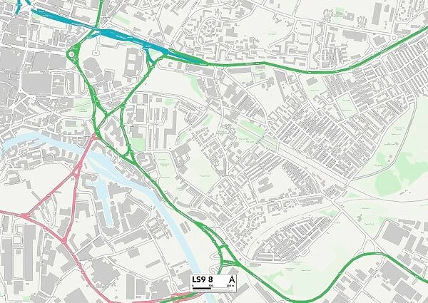 Leeds LS9 8 Map