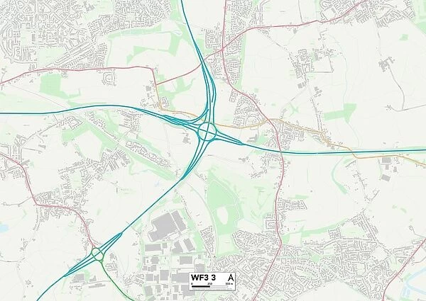 Leeds WF3 3 Map