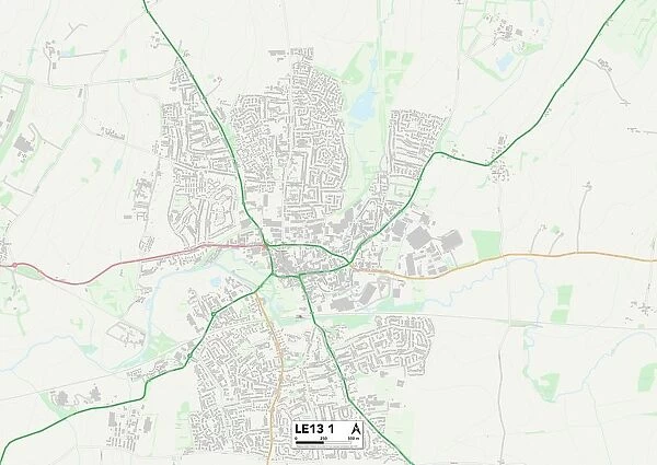 Leicester LE13 1 Map