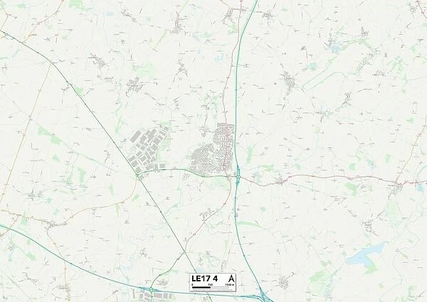 Leicester LE17 4 Map