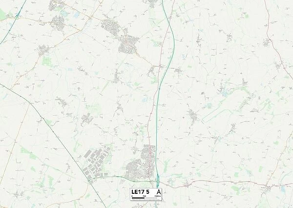 Leicester LE17 5 Map