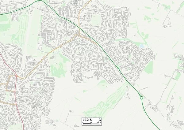 Leicester LE2 5 Map