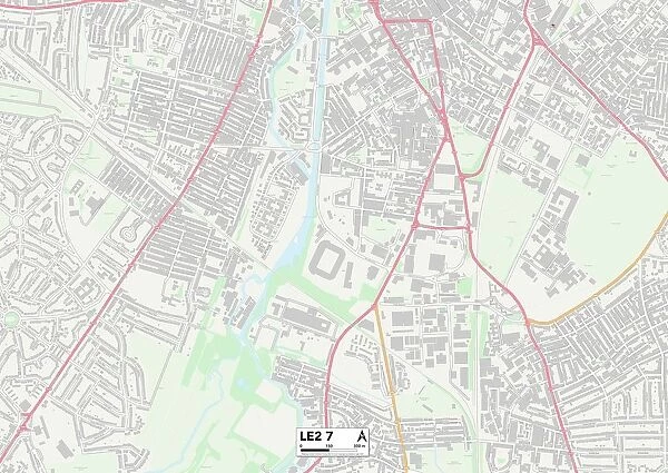 Leicester LE2 7 Map