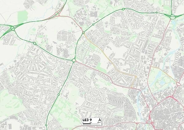 Leicester LE3 9 Map