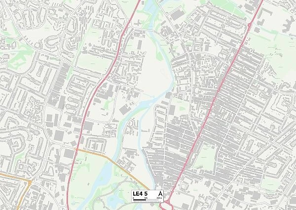 Leicester LE4 5 Map