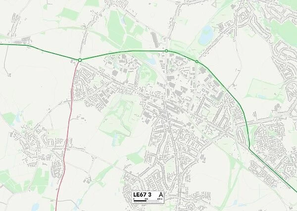 Leicester LE67 3 Map